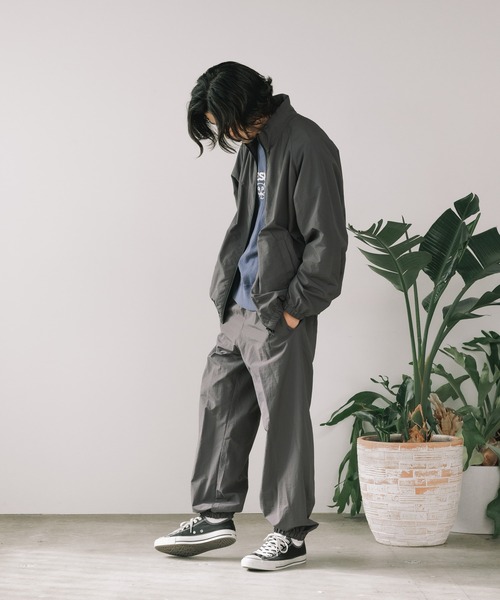 【セール】【UNITED ATHLE】コットンライク ナイロン トレーニング スタンドカラー ジャケット ジップブルゾン（裏地付）（ブルゾン）｜United Athle（ユナイテッドアスレ）