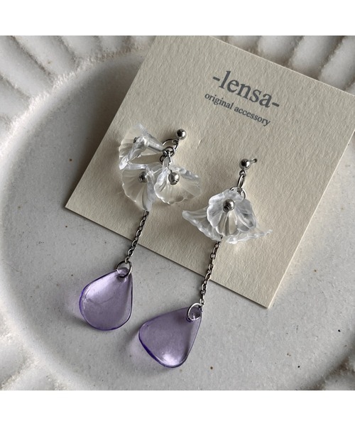 lensa-】お花が可愛いピアス3(MA)（ピアス（両耳用））｜tone
