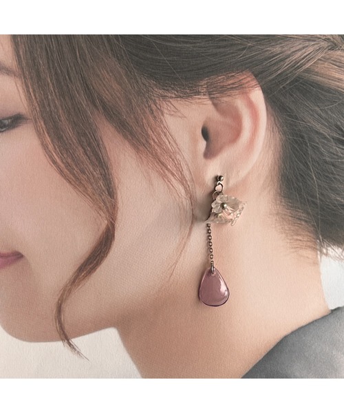 lensa-】お花が可愛いピアス3(MA)（ピアス（両耳用））｜tone