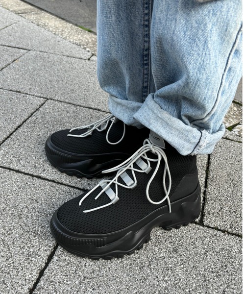 MAISON MAVERICK PRESENTS】Chunky Sole Knit sneakers | 『Scrap Book 