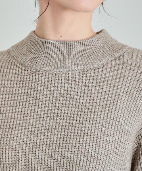 セール】【洗える/静電気軽減】ちくちくしにくい レースアップ畦編み