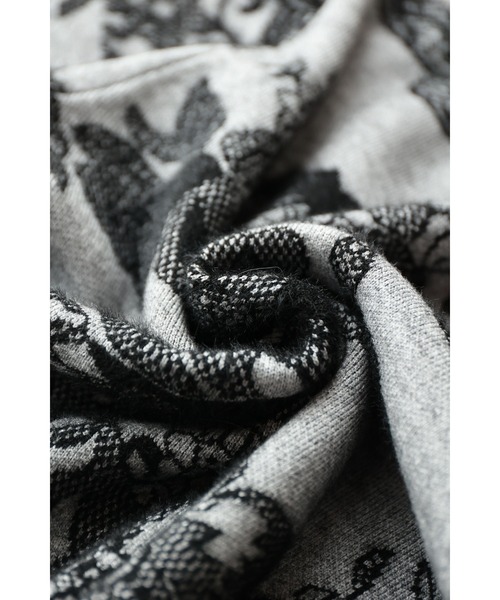 cawaii(カワイイ)の「優美なレース柄ニットプルオーバートップス(ニット/セーター・レディース・グレー・FREE)」の16枚目の写真