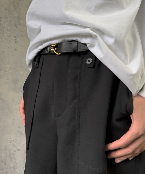 SBG（エスビー）の「SBG フックバックルベルト（ベルト・メンズ・ブラウン系その他/ベージュ系その他/ブラック系その他/ブラック/ベージュ/ブラウン・FREE）」の8枚目の写真