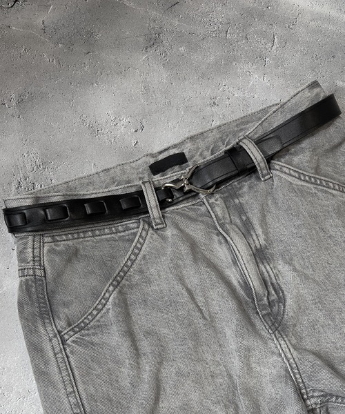 SBG（エスビー）の「SBG フックバックルベルト（ベルト・メンズ・ブラウン系その他/ベージュ系その他/ブラック系その他/ブラック/ベージュ/ブラウン・FREE）」の11枚目の写真