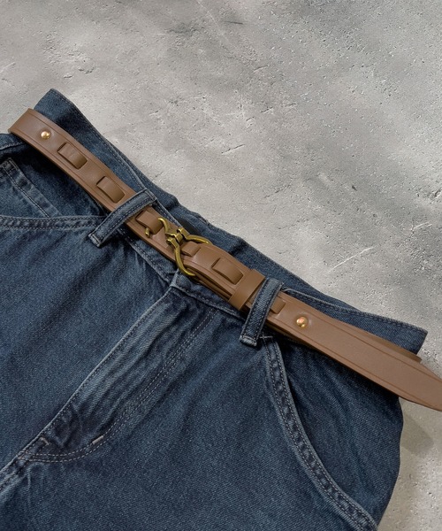 SBG（エスビー）の「SBG フックバックルベルト（ベルト・メンズ・ブラウン系その他/ベージュ系その他/ブラック系その他/ブラック/ベージュ/ブラウン・FREE）」の15枚目の写真