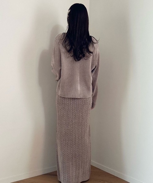 SNIDEL HOME（スナイデルホーム）の「【Milky】 ケーブルワンピース