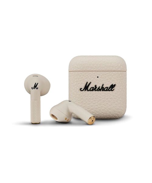 Marshall(マーシャル)の「Marshall ワイヤレスイヤフォン Minor4(生活家電・レディース・ブラック/ホワイト・フリ-)」の2枚目の写真
