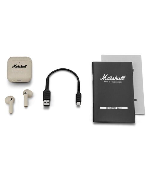 Marshall(マーシャル)の「Marshall ワイヤレスイヤフォン Minor4(生活家電・レディース・ブラック/ホワイト・フリ-)」の13枚目の写真