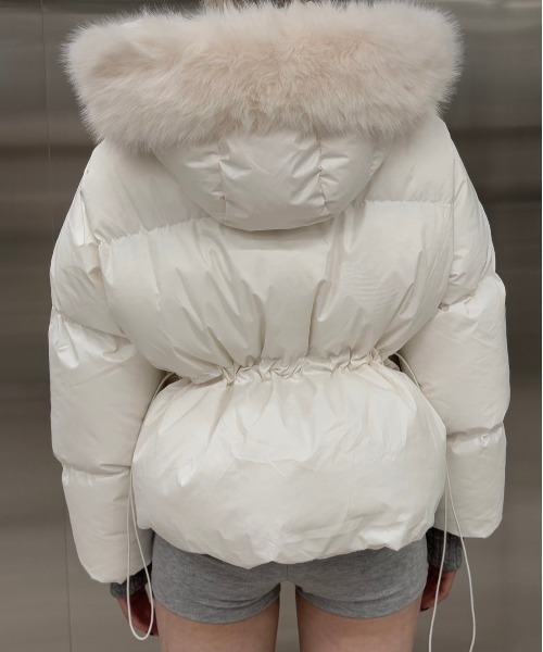 nmtc +】fur padding hood jacket / 【エヌエムティーシープラス