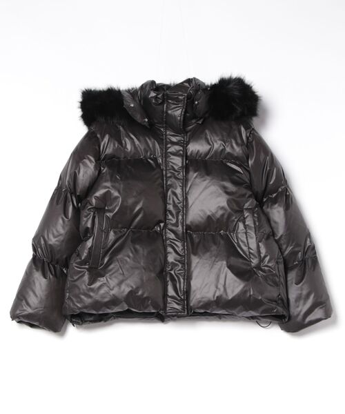 nmtc +】fur padding hood jacket / 【エヌエムティーシープラス