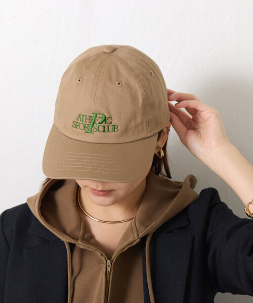 PAPILLONNER（パピヨネ）の「SPORTSCLUBキャップ（キャップ・レディース・ネイビー/ベージュ/ピンク・FREE）」の2枚目の写真