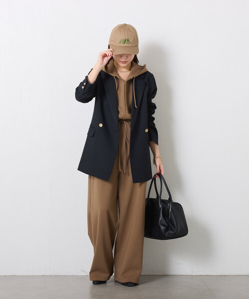 PAPILLONNER（パピヨネ）の「SPORTSCLUBキャップ（キャップ・レディース・ネイビー/ベージュ/ピンク・FREE）」の6枚目の写真