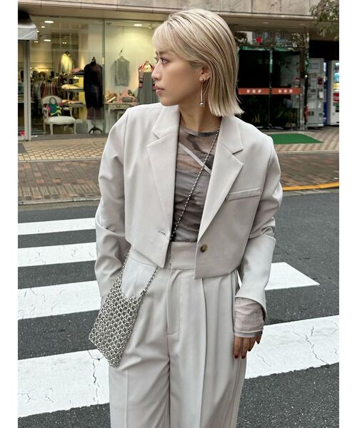 MURUA（ムルーア）の「ビーズボールチェーンバッグ（ショルダーバッグ・レディース・シルバー・FREE）」の4枚目の写真