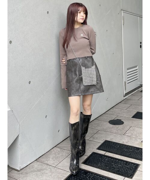 MURUA（ムルーア）の「ビーズボールチェーンバッグ（ショルダーバッグ・レディース・シルバー・FREE）」の7枚目の写真