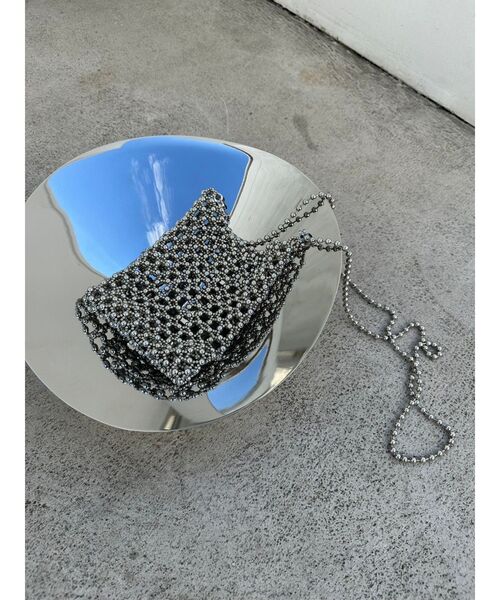 MURUA（ムルーア）の「ビーズボールチェーンバッグ（ショルダーバッグ・レディース・シルバー・FREE）」の21枚目の写真