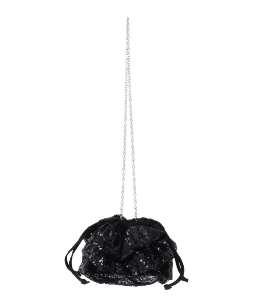 Green　Parks（グリーンパークス）の「ETS.スパンコールショルダーバッグ（ショルダーバッグ・レディース・ブラック/ホワイト・FREE）」の12枚目の写真