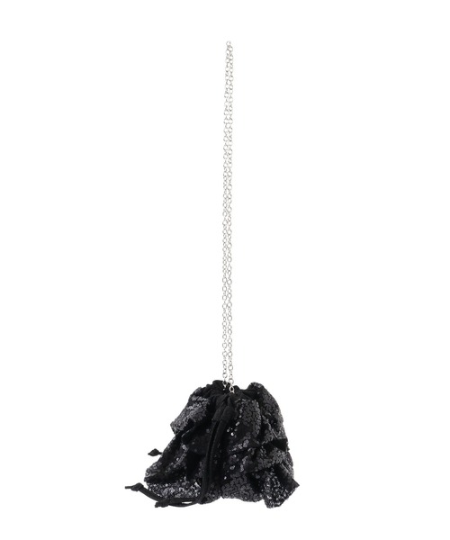 Green　Parks（グリーンパークス）の「ETS.スパンコールショルダーバッグ（ショルダーバッグ・レディース・ブラック/ホワイト・FREE）」の10枚目の写真