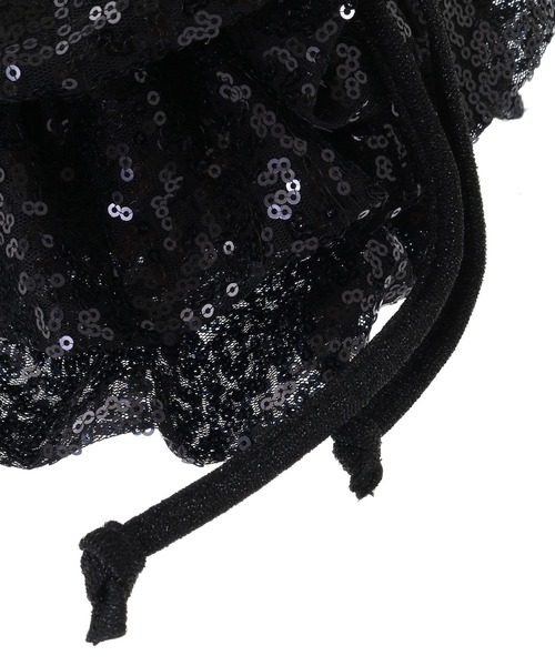 Green　Parks（グリーンパークス）の「ETS.スパンコールショルダーバッグ（ショルダーバッグ・レディース・ブラック/ホワイト・FREE）」の7枚目の写真