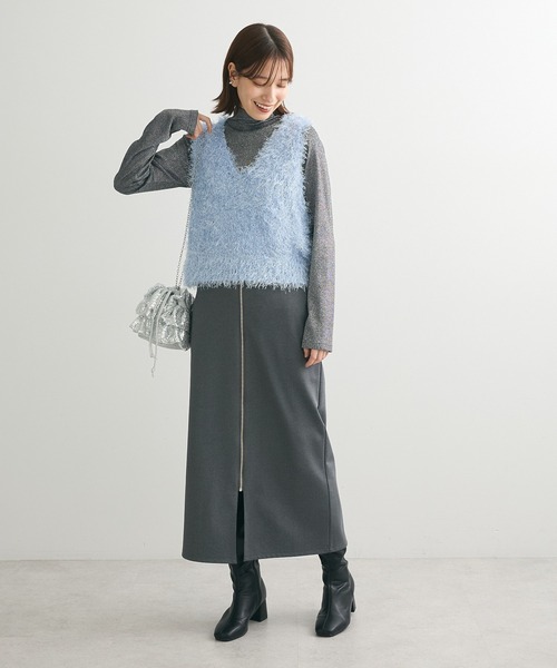 Green　Parks（グリーンパークス）の「ETS.スパンコールショルダーバッグ（ショルダーバッグ・レディース・ブラック/ホワイト・FREE）」の17枚目の写真