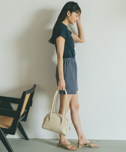 VANNIE U(ヴァニーユー)の「オーバルロゴT/ヴァニー刺繍T/コンパクトTシャツ(Tシャツ/カットソー・レディース・ブルー/ピンク系その他/ブルー系その他/ネイビー/ピンク/ホワイト・FREE)」の11枚目の写真