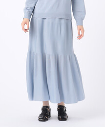 gabardine k.t ロング　マキシ丈　スカート　プリーツ Gabardine K.T｜ギャバジンケーティー（レディース）のスカート