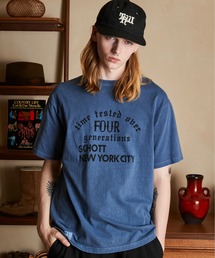 Schott/ショット/PIGMENT T-SHIRT TIME TESTED OVER FOUR GENERATIONS/ピグメント プリント Tシャツ