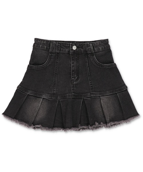SPINNS(スピンズ)の「バックラインストーン デニムプリーツミニスカート(デニムスカート・レディース・ブラック/ブルー・ONESIZE)」の18枚目の写真