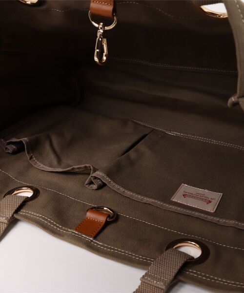 LES TOILES DU SOLEIL（レトワールデュソレイユ）の「bateau tote grand（バトートート グラン）（トートバッグ・レディース・ブラック系/グリーン系/ネイビー系・フリー）」の6枚目の写真