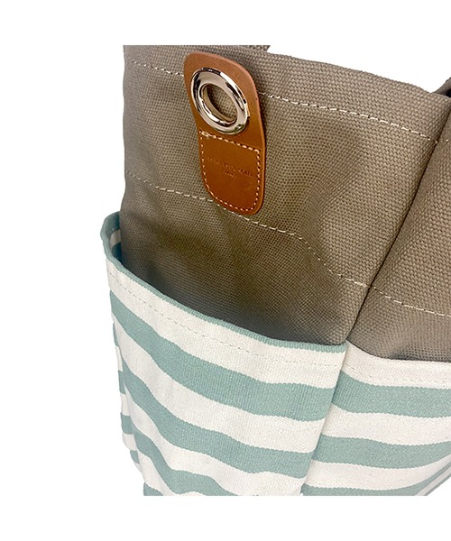 LES TOILES DU SOLEIL（レトワールデュソレイユ）の「bateau tote grand（バトートート グラン）（トートバッグ・レディース・ブラック系/グリーン系/ネイビー系・フリー）」の16枚目の写真