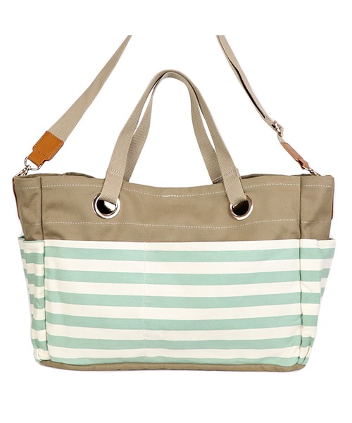 LES TOILES DU SOLEIL（レトワールデュソレイユ）の「bateau tote grand（バトートート グラン）（トートバッグ・レディース・ブラック系/グリーン系/ネイビー系・フリー）」の17枚目の写真