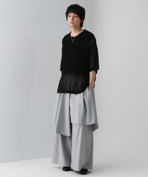 HARE（ハレ）の「SKIRTレイヤードパンツ(HARE)（スラックス）」 - WEAR