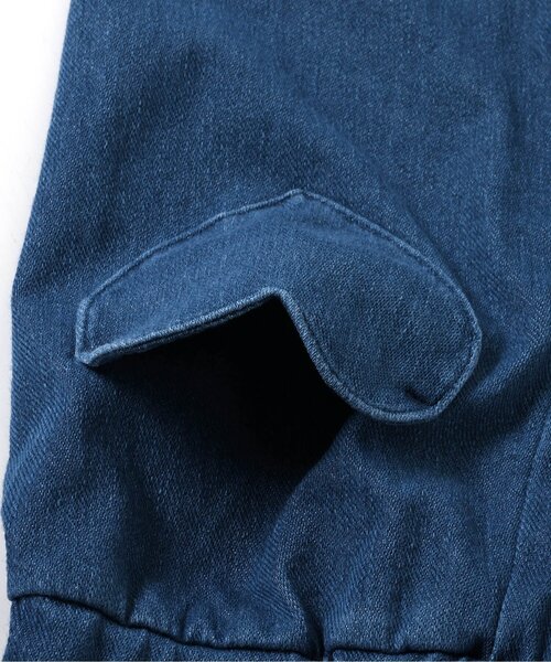 apres les cours(アプレレクール)の「【ジュニア対応】ハートボタンフレアパンツ(その他パンツ・キッズ・チェック/インディゴブルー/ブラック・80/90/100/110/120/130/140)」の12枚目の写真