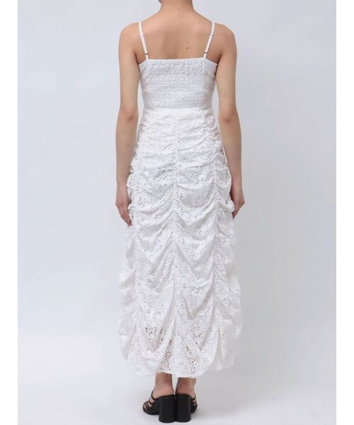 dazzlin(ダズリン)の「ギャザーリボンワンピース(ワンピース・レディース・ピンク/オフホワイト/ブラック・SMALL/MEDIUM)」の9枚目の写真