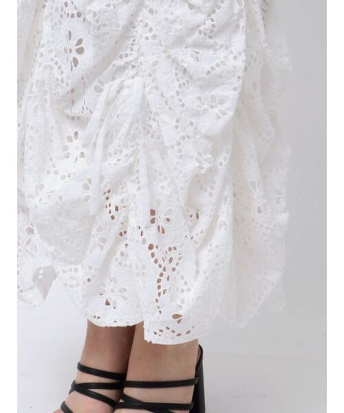 dazzlin(ダズリン)の「ギャザーリボンワンピース(ワンピース・レディース・ピンク/オフホワイト/ブラック・SMALL/MEDIUM)」の12枚目の写真