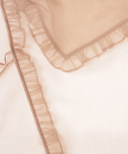 CECILIE BAHNSEN(セシリー バンセン)の「STRAP TOP WITH WRAP CLOSURE AND RUFFLES(シャツ/ブラウス・レディース・ベージュ系その他・6)」の6枚目の写真