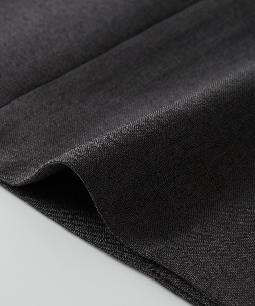 7days Life Styling(セブンデイズライフスタイリング)の「サイドスリットノーカラーロング丈ジャケット(ノーカラージャケット・レディース・ネイビー/チャコール・LL/S/M/L)」の16枚目の写真