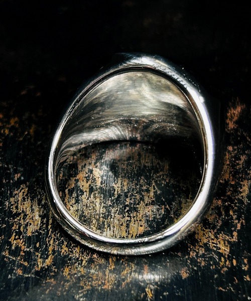 CALIFORNIA OUTFITTERS(カリフォルニア アウトフィッターズ)の「3-1C36 ゴールド ボリューム コインリング(リング・メンズ・ゴールド/シルバー・18号/16号/20号)」の8枚目の写真