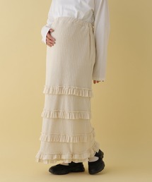 LEPSIM | 【産前・産後対応】マタニティ／フリルティアードスカート　319491(マタニティウェア/グッズ)