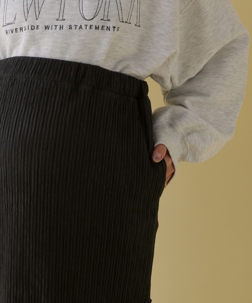 LEPSIM（レプシィム）の「【産前・産後対応】マタニティ／フリルティアードスカート　319491（マタニティウェア/グッズ・レディース・ブラック/アイボリー・FREE）」の15枚目の写真