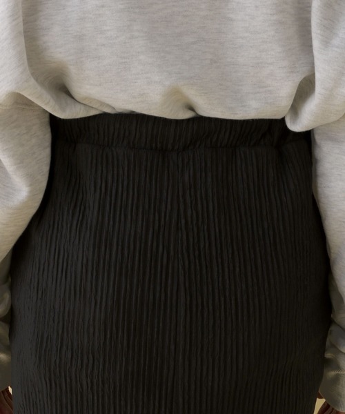 LEPSIM（レプシィム）の「【産前・産後対応】マタニティ／フリルティアードスカート　319491（マタニティウェア/グッズ・レディース・ブラック/アイボリー・FREE）」の8枚目の写真