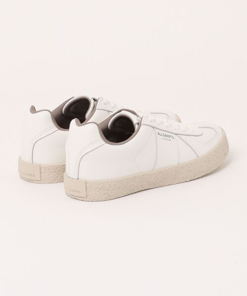 ALLSAINTS(オールセインツ)の「JAIMEE LOW TOP LEATHER TRAINERS | JAIMEE ロー トップ レザー スニーカー(スニーカー・レディース・ホワイト・UK3/UK4/UK5/UK6)」の2枚目の写真