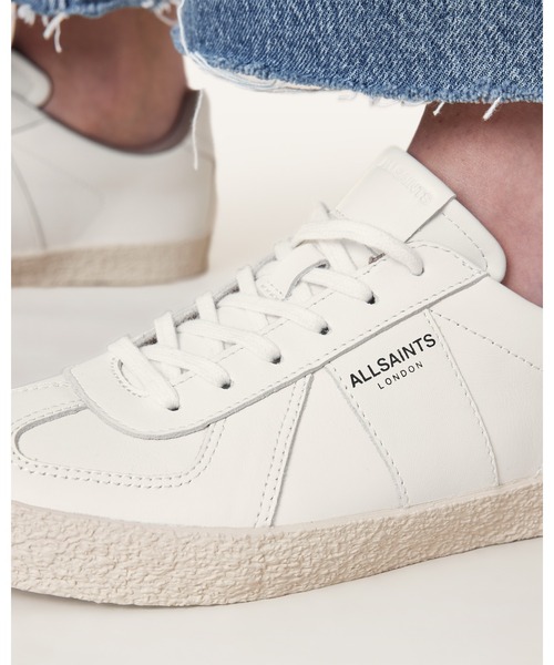 ALLSAINTS(オールセインツ)の「JAIMEE LOW TOP LEATHER TRAINERS | JAIMEE ロー トップ レザー スニーカー(スニーカー・レディース・ホワイト・UK3/UK4/UK5/UK6)」の6枚目の写真