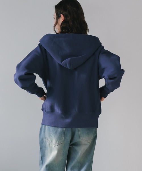 Champion(チャンピオン)の「Champion/チャンピオン REVERSE WEAVE(R) ジップフーデッド スウェット トレーナーシャツ 2026秋冬 秋服(パーカー・メンズ・シルバーグレー/オートミール/ネイビー/ブラック・M/L/XL)」の8枚目の写真