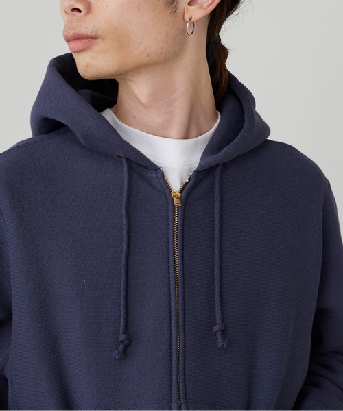 Champion(チャンピオン)の「Champion/チャンピオン REVERSE WEAVE(R) ジップフーデッド スウェット トレーナーシャツ 2026秋冬 秋服(パーカー・メンズ・シルバーグレー/オートミール/ネイビー/ブラック・M/L/XL)」の22枚目の写真