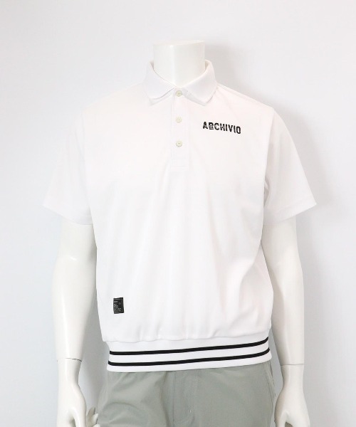 ARCHIVIO ポロシャツ ホワイト セール】<MENS>ダブルカノコポロシャツ（ポロシャツ）｜archivio