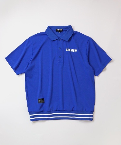 archivio(アルチビオ)の「<MENS>ダブルカノコポロシャツ(ポロシャツ・メンズ・ブルー/グレー/ホワイト/ブラック・L/M/LL)」の14枚目の写真