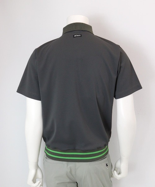 archivio(アルチビオ)の「<MENS>ダブルカノコポロシャツ(ポロシャツ・メンズ・ブルー/グレー/ホワイト/ブラック・L/M/LL)」の5枚目の写真