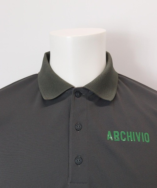 archivio(アルチビオ)の「<MENS>ダブルカノコポロシャツ(ポロシャツ・メンズ・ブルー/グレー/ホワイト/ブラック・L/M/LL)」の6枚目の写真