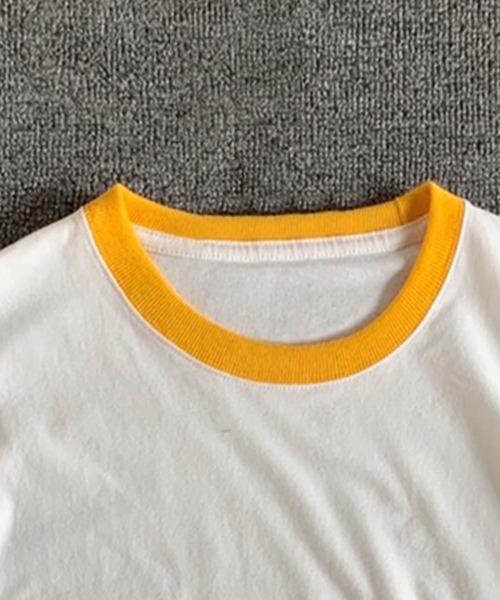 aimoha(アイモハ)の「aimoha MEN ヴィンテージバインダーT(Tシャツ/カットソー・メンズ・イエロー/レッド・XXX-LARGE/XX-LARGE/X-LARGE/LARGE)」の3枚目の写真