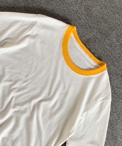 aimoha(アイモハ)の「aimoha MEN ヴィンテージバインダーT(Tシャツ/カットソー・メンズ・イエロー/レッド・XXX-LARGE/XX-LARGE/X-LARGE/LARGE)」の4枚目の写真